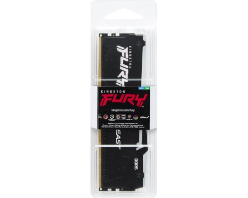 Память Kingston 8GB 5600MT/s DDR5 CL40 DIMM FURY Beast RGB