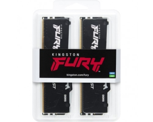 Память Kingston 32GB 6000MT/s DDR5 CL40 DIMM (Kit of 2) FURY Beast RGB