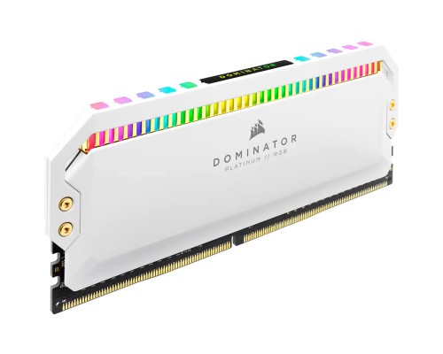 Память оперативная/ Corsair DDR4, 3600MHz 16GB 2x8GB DIMM, Unbuffered, 18-19-19-39, XMP 2.0, DOMINATOR PLATINUM RGB White Heatspreader, RGB LED, 1.35V