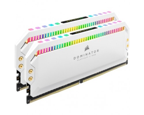 Память оперативная/ Corsair DDR4, 3600MHz 16GB 2x8GB DIMM, Unbuffered, 18-19-19-39, XMP 2.0, DOMINATOR PLATINUM RGB White Heatspreader, RGB LED, 1.35V