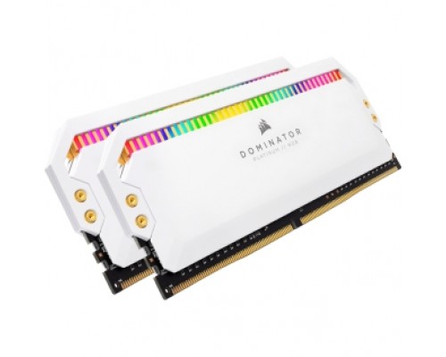 Память оперативная/ Corsair DDR4, 3600MHz 16GB 2x8GB DIMM, Unbuffered, 18-19-19-39, XMP 2.0, DOMINATOR PLATINUM RGB White Heatspreader, RGB LED, 1.35V