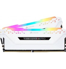 Память оперативная/ Corsair DDR4, 3600MHz 16GB 2x8GB DIMM, Unbuffered, 18-19-19-39, XMP 2.0, VENGEANCE RGB PRO White Heatspreader, RGB LED, 1.35V                                                                                                         