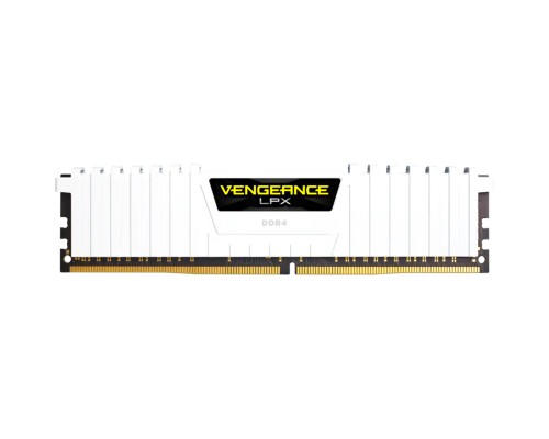 Память оперативная/ Corsair DDR4, 3200MHz 32GB 2x16GB Dimm, Unbuffered, Dual Rank, 16-20-20-38, XMP 2.0, Vengeance LPX White Heatspreader, Black PCB, 1.35V