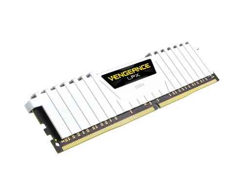 Память оперативная/ Corsair DDR4, 3200MHz 32GB 2x16GB Dimm, Unbuffered, Dual Rank, 16-20-20-38, XMP 2.0, Vengeance LPX White Heatspreader, Black PCB, 1.35V