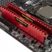 Память оперативная/ Corsair DDR4, 3200MHz 16GB 2x8GB Dimm, Unbuffered, 16-18-18-36, XMP 2.0, Vengeance LPX red, Black PCB, 1.35V, for SKL