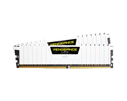 Память оперативная/ Corsair DDR4, 3200MHz 16GB 2x8GB Dimm, Unbuffered, 16-18-18-36, XMP 2.0, Vengeance LPX White Heatspreader, Black PCB, 1.35V, for SKL