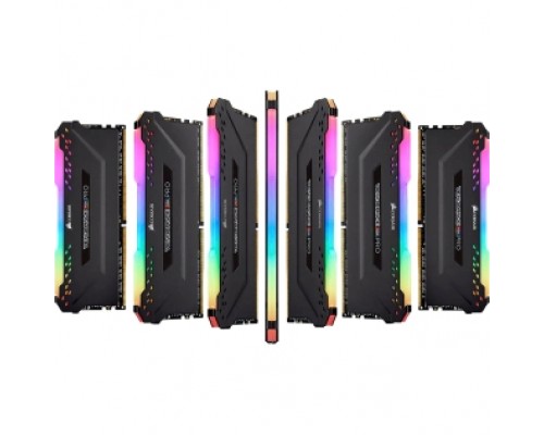 Память оперативная/ Corsair DDR4, 3600MHz 32GB 4x8GB DIMM, Unbuffered, 18-22-22-42, XMP 2.0, VENGEANCE RGB PRO Heatspreader, RGB LED, 1.35V