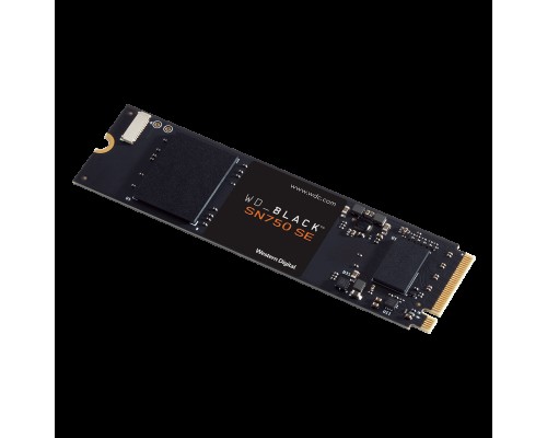 Накопитель WD SSD Black SN750 SE, 250GB, M.2(22x80mm), NVMe, PCIe 4.0 x4, 3D TLC, R/W 3200/1000MB/s, IOPs 190 000/240 000, TBW 200, DWPD 0.4 (12 мес.)