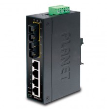 коммутатор ISW-501T для монтажа в DIN рейку/ IP30 Slim Type 5-Port Industrial Fast Ethernet Switch (-40 to 75 degree C)                                                                                                                                   