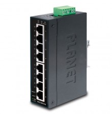 коммутатор/ PLANET IP30 Slim type 8-Port Industrial Manageable Gigabit Ethernet Switch (-40 to 75 degree C)                                                                                                                                               