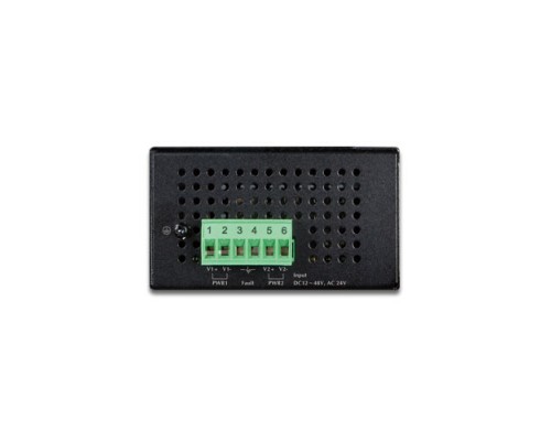 коммутатор/ PLANET IP30 Industrial 8-Port 10/100/1000T + 2-Port 100/1000X SFP Ethernet Switch (-40~75 degrees C)