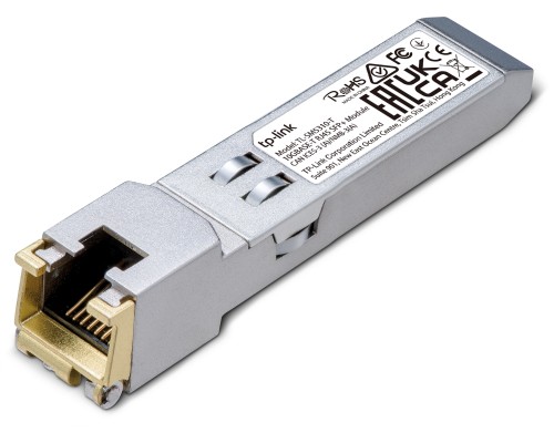 Трансивер/ 10GBASE-T RJ45 SFP+ Module, 10Gbps RJ45 Copper Transceiver, Plug and Play with SFP+ Slot, DDM, Up to 30m Distance (Cat6a or above)