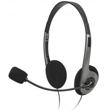 Мультимедийные стереонаушники с микрофоном SVEN AP-015MV, черный-серый                                                                                                                                                                                    