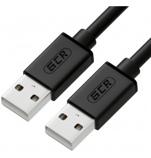 Кабель Greenconnect 1.0m USB 2.0, AM/AM, черный, 28/28 AWG, экран, армированный, морозостойкий, GCR-UM2M-BB2S-1.0m                                                                                                                                        