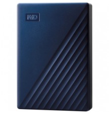 Портативный накопитель Portable HDD 5TB WD My Passport for Mac (Midnight Blue), USB-C/USB 3.2 Gen1, 107x75x19mm, 240g /12 мес./                                                                                                                           