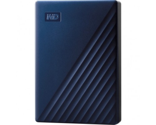 Портативный накопитель Portable HDD 5TB WD My Passport for Mac (Midnight Blue), USB-C/USB 3.2 Gen1, 107x75x19mm, 240g /12 мес./