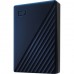 Портативный накопитель Portable HDD 5TB WD My Passport for Mac (Midnight Blue), USB-C/USB 3.2 Gen1, 107x75x19mm, 240g /12 мес./