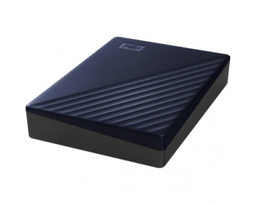 Портативный накопитель Portable HDD 5TB WD My Passport for Mac (Midnight Blue), USB-C/USB 3.2 Gen1, 107x75x19mm, 240g /12 мес./