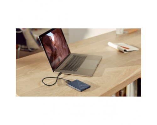 Портативный накопитель Portable HDD 5TB WD My Passport for Mac (Midnight Blue), USB-C/USB 3.2 Gen1, 107x75x19mm, 240g /12 мес./