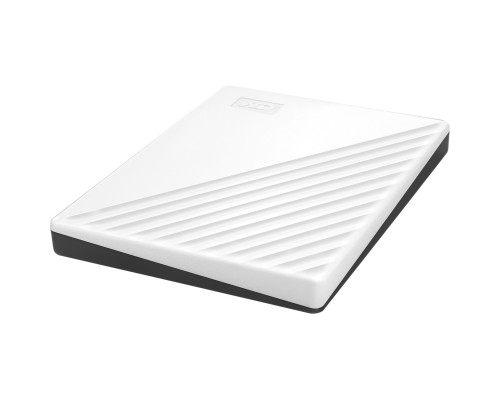 Портативный накопитель Portable HDD 2TB WD My Passport (White), USB 3.2 Gen1, 107x75x11mm, 120g /12 мес./