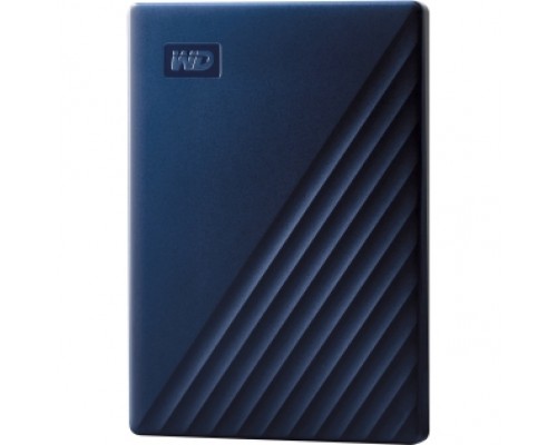 Портативный накопитель Portable HDD 2TB WD My Passport for Mac (Midnight Blue), USB-C/USB 3.2 Gen1, 107x75x11mm, 140g /12 мес./