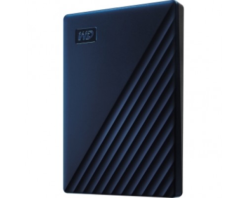 Портативный накопитель Portable HDD 2TB WD My Passport for Mac (Midnight Blue), USB-C/USB 3.2 Gen1, 107x75x11mm, 140g /12 мес./