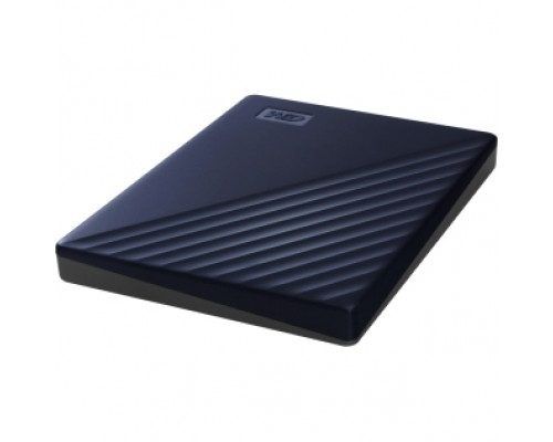 Портативный накопитель Portable HDD 2TB WD My Passport for Mac (Midnight Blue), USB-C/USB 3.2 Gen1, 107x75x11mm, 140g /12 мес./