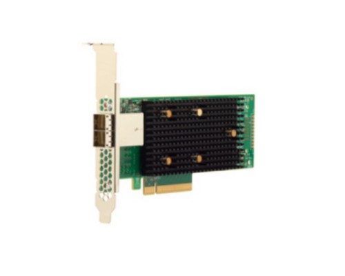 Контроллер ACD 9400-8e PCIe 3.1 x8 LP, Tri-Mode SAS/SATA/NVMe 12G HBA, 8port(2*ext SFF8644), 3408 IOC (аналог Broadcom 9400-8e) (007288)