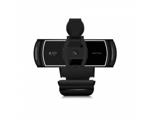 Веб-камера  ACD-Vision UC700 CMOS 2МПикс (апрокс.3МПикс), 1920x1080p, 30к/с, автофокус, микрофон встр., кабель USB 2.0 1.5м, шторка объектива, универс. крепление, черный корп. RTL (551905)