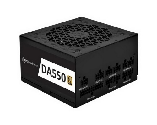 Блок питания Вт SST-AX0550MCGD-A (SST-AX0550MCGD-A) 550W, 80 PLUS Gold, Full Modular, 1*12V, 120mm FAN 18dBa, RTL (811109)