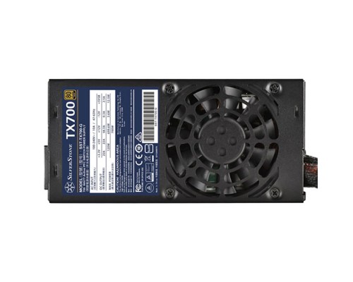 Блок питания Вт SST-TX700-G V1.0 PSU-P314-TX700-G-700W-TFX-80MM FAN-GOLD-FIXED CABLE-BK-GM  (810461)