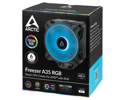 Вентилятор для процессора Arctic Freezer A35 RGB AM4  (ACFRE00114A) (703451)