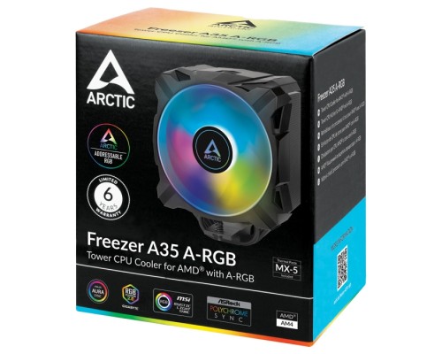 Вентилятор для процессора Arctic Freezer A35 ARGB AM4 (703468)