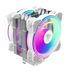 Кулер H120D (White) TDP: 200W Product Dimensions:123x154x106mm Heatsink Dimensions:154x123x58mm Heatsink Weight:518g Heat Pipe:O6mmx6pcs Fan Dimensions-:120x120x25mm (875842)                                                                            