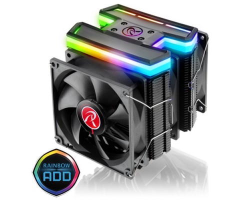 Кулер DELOS RBW 0R10B00096  (5V Addressable RGB cable) 6*6mm Heast-pipe ; Dual tower desing ;Rainbow (Addressable) LED ; 9025 PWM fan *3pcs ; Compatible with modern INTEL/AMD CPU socket ;Solid and univeral monting kits ; TDP 200W