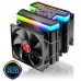 Кулер DELOS RBW 0R10B00096  (5V Addressable RGB cable) 6*6mm Heast-pipe ; Dual tower desing ;Rainbow (Addressable) LED ; 9025 PWM fan *3pcs ; Compatible with modern INTEL/AMD CPU socket ;Solid and univeral monting kits ; TDP 200W