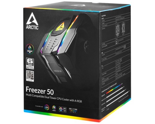 Вентилятор для процессора Arctic Freezer 50 TR ARGB Controller (ACFRE00070A) (702089)