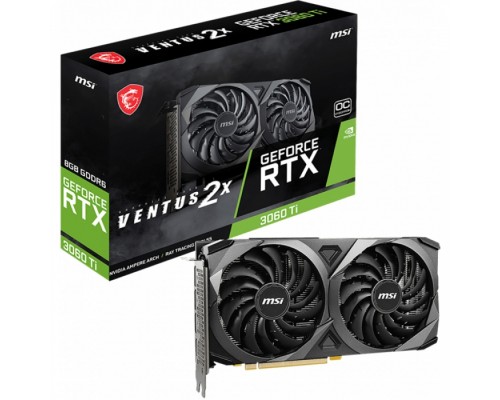 Видеокарта RTX3060Ti VENTUS 2X 8GB OCV1 LHR GDDR6 256-bit HDMI 3xDP LHR RTL  (852061)