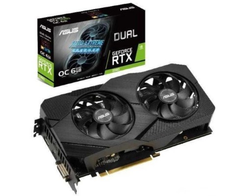 Видеокарта DUAL-RTX2060-O12G-EVO 12GB GDDR6 192bit DVI 2xHDMI DP (562573)