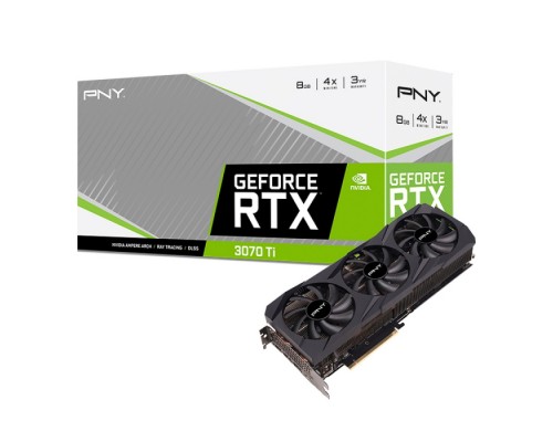 Видеокарта RTX3070Ti 8GB VERTO Triple Fan GDDR6 256bit 1x HDMI, 3x DisplayPort, PCIE4.0, LHR, RTL (VCG3070T8TFBPB1) (680897)