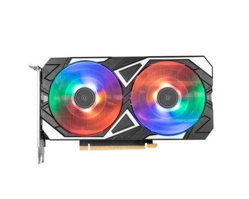 Видеокарта RTX3050 X Black PCI-E 8GB GDDR6 128BIT  W/HDMI/DP/DP/DP/Cooling Fan (35NSL8MD6YEK) (148557)