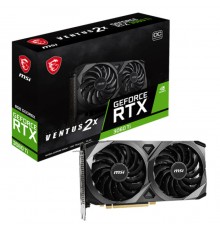 Видеокарта RTX3060Ti VENTUS 2X 8GD6X OC GDDR6X 256-bit 3xDP HDMI GDDR6X 256-bit 3xDP HDMI (030199)                                                                                                                                                        