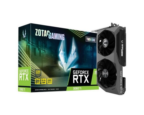 Видеокарта RTX3060Ti Twin Edge 8GB GDDR6X, 256 bit, 1665/19000, HDCP, Three DP, HDMI, Premium Pack ZT-A30620E-10P (626494)