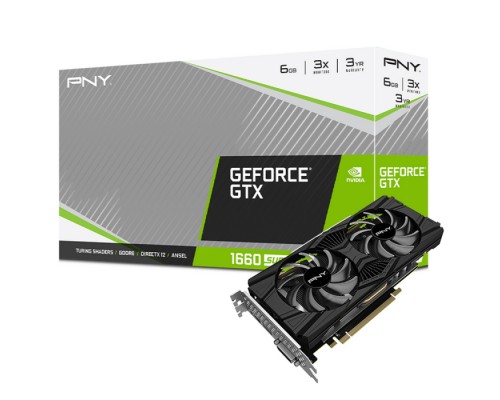 Видеокарта GeForce GTX 1660 SUPER Dual Fan 6GB VCG16606SDFPPB