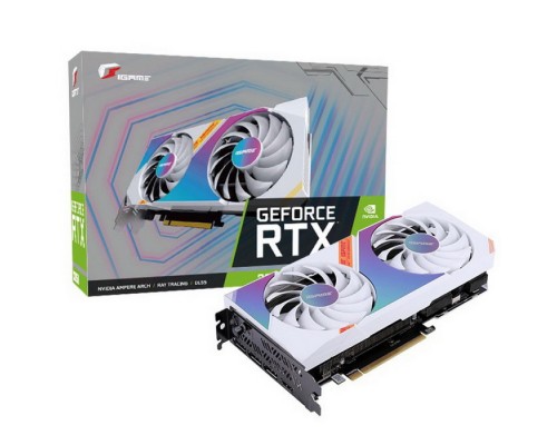 Видеокарта RTX3050 iGame Ultra W DUO OC 8GB-V GDDR6 128bit HDMI 3xDP LHR RTL (596835) (596837)