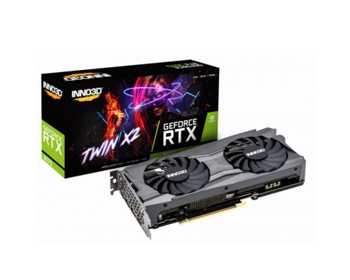 Видеокарта RTX3070 TWIN X2 LHR 8GB GDDR6 256bit DVI HDMI 3xDP RTL  (788) (102046)