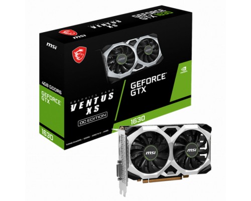 Видеокарта GTX1630 VENTUS XS 4GB OC GDDR6 64-bit HDMI DP DL-DVI-D (003520) (GTX 1630 VENTUS XS 4G OC)