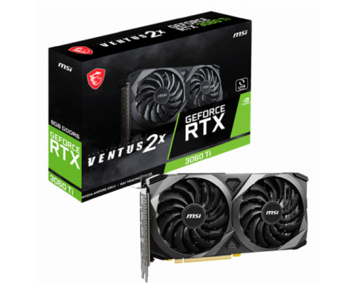 Видеокарта RTX3060Ti VENTUS 2X 8GB V1 LHR GDDR6 256bit HDMI 3xDP RTL (856359)