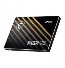 Жесткий диск 2.5 120GB MSI SPATIUM S270 Client SSD (S78-4406NP0-P83) SATA 6Gb/s, 500/360, IOPS 38/72K, MTBF 2M, 40TBW, 0,18DWPD, RTL (001144)                                                                                                             