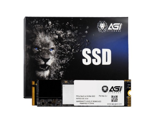 Жесткий диск M.2 2280 256GB AGI AI218 Client SSD (AGI256GIMAI218) PCIe Gen3x4 with NVMe, 3060/1300, IOPS 205/276K, MTBF 1.6M, 3D NAND TLC, 512MB, 100TBW, 0,36DWPD, Heat Sink, RTL (611719)